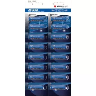 AgfaPhoto Power Alkaline Batterie LR03 / AAA, Blister 16 Stück