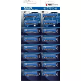 AgfaPhoto Power Alkaline Batterie LR06 / AA, Blister 16 Stück
