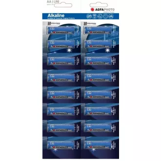 AgfaPhoto Power Alkaline Batterie LR06 / AA, Blister 16 Stück