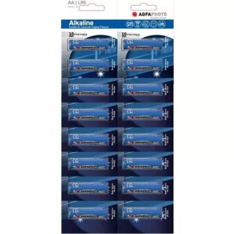 AgfaPhoto Power Alkaline Batterie LR06 / AA, Blister 16 Stück