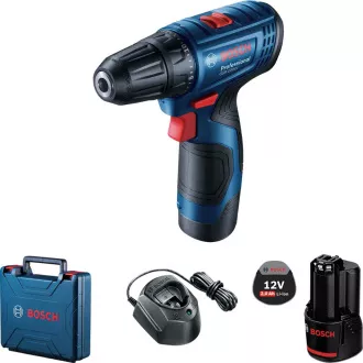 BOSCH GSR 120-LI, Akkubohrschrauber, 0 - 400 / 0 - 1500 U/min, 8 mm, 2x Akku GBA 12V 2.0Ah BOSCH GSR 120-LI, Akkubohrschrauber, 0 - 400 / 0 - 1500 U/min, 8 mm, 2x Akku GBA 12V 2.0Ah