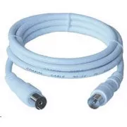 PREMIUMCORD TV-Antennenkabel 10m (koaxial, M/F, 75 Ohm)