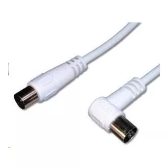 PREMIUMCORD TV-Antennenkabel 10m, 90°-Stecker (koaxial, M/F, 75 Ohm) PREMIUMCORD TV-Antennenkabel 10m, 90°-Stecker (koaxial, M/F, 75 Ohm)