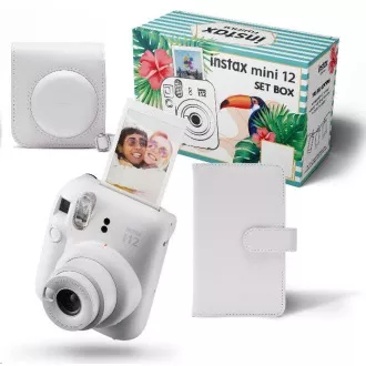 Fujifilm MINI 12 Big Bundle weiß Fujifilm MINI 12 Big Bundle weiß