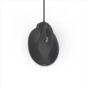 Hama vertikale ergonomische kabelgebundene Maus ECM-500R, rechtshändig, schwarz