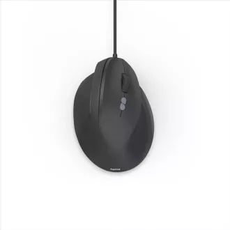 Hama vertikale ergonomische kabelgebundene Maus ECM-500R, rechtshändig, schwarz