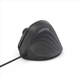 Hama vertikale ergonomische kabelgebundene Maus ECM-500R, rechtshändig, schwarz