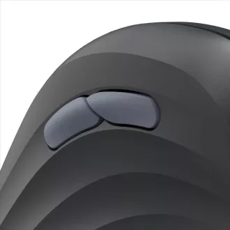 Hama vertikale ergonomische kabelgebundene Maus ECM-500L, für Linkshänder, schwarz
