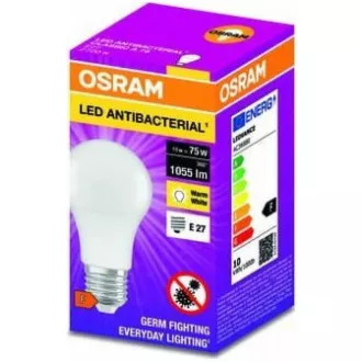 OSRAM LED ANTIBACTERIAL E27 10W/827 CLA75W warm 2700k OSRAM LED ANTIBACTERIAL E27 10W/827 CLA75W warm 2700k