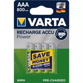 Varta LR03/4BP 800 mAh Gebrauchsfertig (Blistr 4pcs)