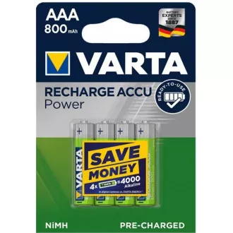 Varta LR03/4BP 800 mAh Gebrauchsfertig (Blistr 4pcs)