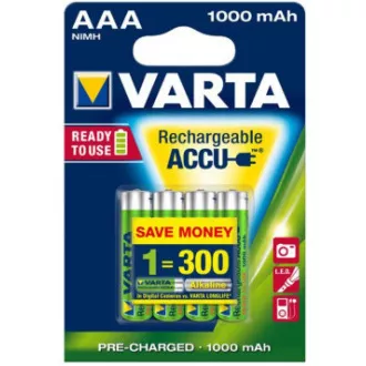 Varta LR03/4BP 1000 mAh Gebrauchsfertig (Blistr 4pcs)