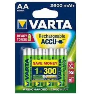 Varta LR6/4BP 2600 mAh Sofort einsatzbereit Varta LR6/4BP 2600 mAh Sofort einsatzbereit