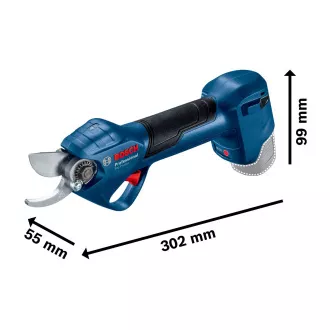 BOSCH Pro Pruner, kabellose Gartenschere, 25 mm, 12, 0 V, Schnellladegerät