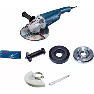 BOSCH GWS 2200, Winkelschleifer, 2.200 W, 6.500 - 6.500 U/min, 230 mm, abschließbarer Schalter BOSCH GWS 2200, Winkelschleifer, 2.200 W, 6.500 - 6.500 U/min, 230 mm, abschließbarer Schalter