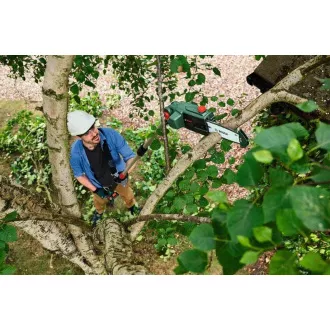 BOSCH UniversalChainPole 18, Akku-Teleskopschere, 18 V, 20 cm Schiene, 4 m/s, Akku