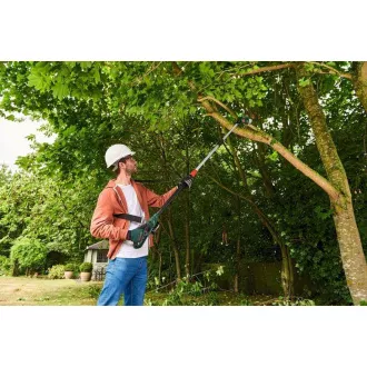 BOSCH UniversalChainPole 18, Akku-Teleskopschere, 18 V, 20 cm Schiene, 4 m/s, Akku