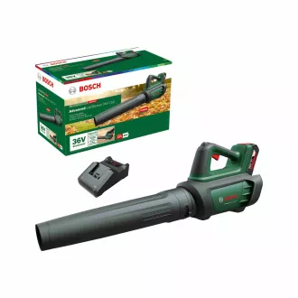 BOSCH AdvancedLeafBlower 36V-750, Akku-Laubbläser, 36 V, Förderleistung 100 - 200 km/h, Akku 2,0 Ah
