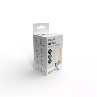 Solight LED-Lampe, klassische Form, 10W, E27, 3000K, 270°, 850lm