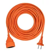 Solight 1z Wanderkabel - Stecker, 10m, 2 x 1, 5mm2, orange