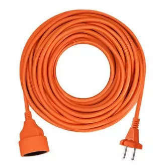 Solight 1z Wanderkabel - Stecker, 10m, 2 x 1, 5mm2, orange