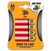 JCB Zinkchlorid-Batterie R06, Blister 4 Stück