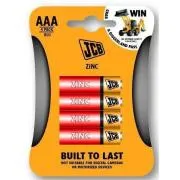 JCB Zinkchlorid-Batterie R03, Blister 4 Stück