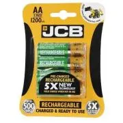 JCB RTU NiMH AA/R06, min.1200mAh, vorgeladen, Blister 4 Stück