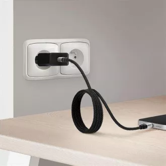 Solight magnetisches USB-C 3.1 Kabel, USB-C Stecker - USB-C Stecker, 1m