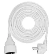 Solight 1z Verlängerungskabel - Stecker, 15m, 3 x 1, 5mm2, weiß