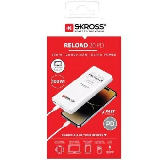 SKROSS powerbank Reload 20 100W PD, 20 000mAh, USB A C