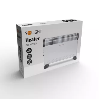 Solight Heißluftkonvektor 2000W, Ventilator, einstellbarer Thermostat