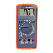 Leichtes Multimeter, max. AC 600V/10A, max. DC 600V/10A, Diodentest, Buzzer, hFE, Kapazität, Widerstand