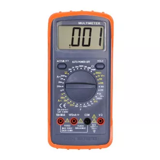 Leichtes Multimeter, max. AC 600V/10A, max. DC 600V/10A, Diodentest, Buzzer, hFE, Kapazität, Widerstand