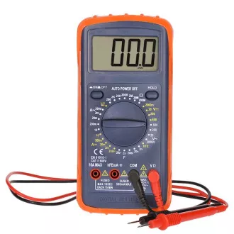 Leichtes Multimeter, max. AC 600V/10A, max. DC 600V/10A, Diodentest, Buzzer, hFE, Kapazität, Widerstand