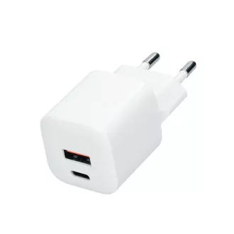 Solight USB-C   USB-A Schnellladegerät GaN 20W PD