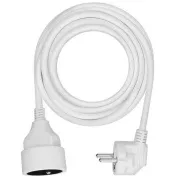 Solight Verlängerungskabel 5m, 1 Steckdose, 16A/3680W, PVC, weiß