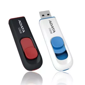 ADATA Flash Disk 32GB C008, USB 2.0 Classic, weiß