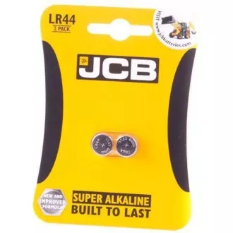 JCB Alkalibatterien LR44, Blister 2 Stück