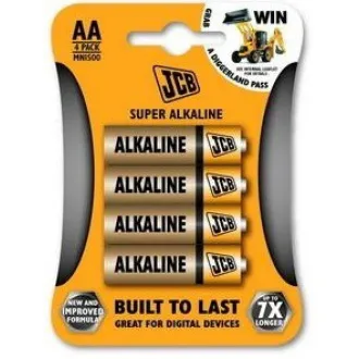 JCB SUPER Alkalibatterie LR06, Blister 4 Stück JCB SUPER Alkalibatterie LR06, Blister 4 Stück