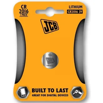 JCB Knopfzellen-Lithium-Batterie CR2016, Blister 1 Stück JCB Knopfzellen-Lithium-Batterie CR2016, Blister 1 Stück