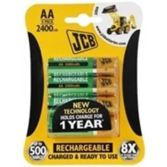 JCB RTU NiMH AA / R06, min.2400mAh, vorgeladen, Blister 4 Stück JCB RTU NiMH AA / R06, min.2400mAh, vorgeladen, Blister 4 Stück