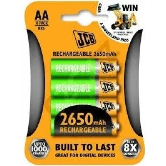 JCB RTU NiMH AA / R06, min.2400mAh, vorgeladen, Blister 4 Stück JCB RTU NiMH AA / R06, min.2400mAh, vorgeladen, Blister 4 Stück