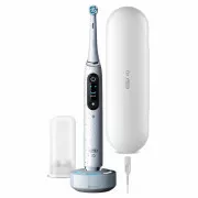 Elektrische Zahnbürste Oral-B iO10, 7 Betriebsarten, Timer, Drucksensor, 3D-Mapping und intelligente Funktionen, weiß