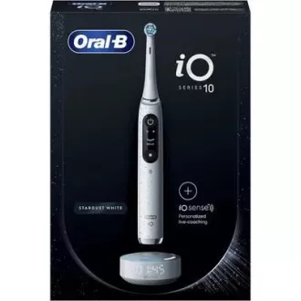 Elektrische Zahnbürste Oral-B iO10, 7 Betriebsarten, Timer, Drucksensor, 3D-Mapping und intelligente Funktionen, weiß Elektrische Zahnbürste Oral-B iO10, 7 Betriebsarten, Timer, Drucksensor, 3D-Mapping und intelligente Funktionen, weiß