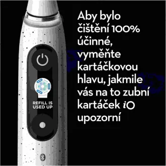 Elektrische Zahnbürste Oral-B iO10, 7 Betriebsarten, Timer, Drucksensor, 3D-Mapping und intelligente Funktionen, weiß Elektrische Zahnbürste Oral-B iO10, 7 Betriebsarten, Timer, Drucksensor, 3D-Mapping und intelligente Funktionen, weiß