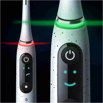 Elektrische Zahnbürste Oral-B iO10, 7 Betriebsarten, Timer, Drucksensor, 3D-Mapping und intelligente Funktionen, weiß Elektrische Zahnbürste Oral-B iO10, 7 Betriebsarten, Timer, Drucksensor, 3D-Mapping und intelligente Funktionen, weiß