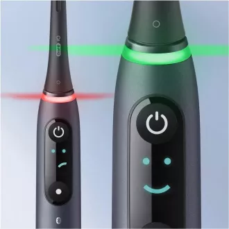 Elektrische Zahnbürste Oral-B iO8 Black Onyx, magnetisch, 6 Betriebsarten, Timer, Drucksensor, Etui, schwarz