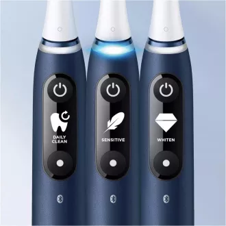 Elektrische Zahnbürste Oral-B iO Series 7 Sapphire, 5 Betriebsarten, Reiseetui, Schnellladestation