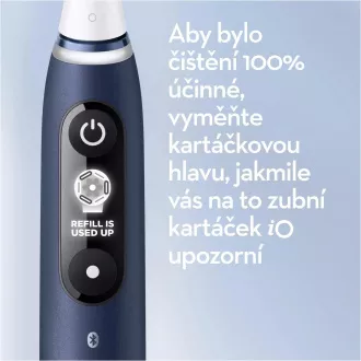 Elektrische Zahnbürste Oral-B iO Series 7 Sapphire, 5 Betriebsarten, Reiseetui, Schnellladestation